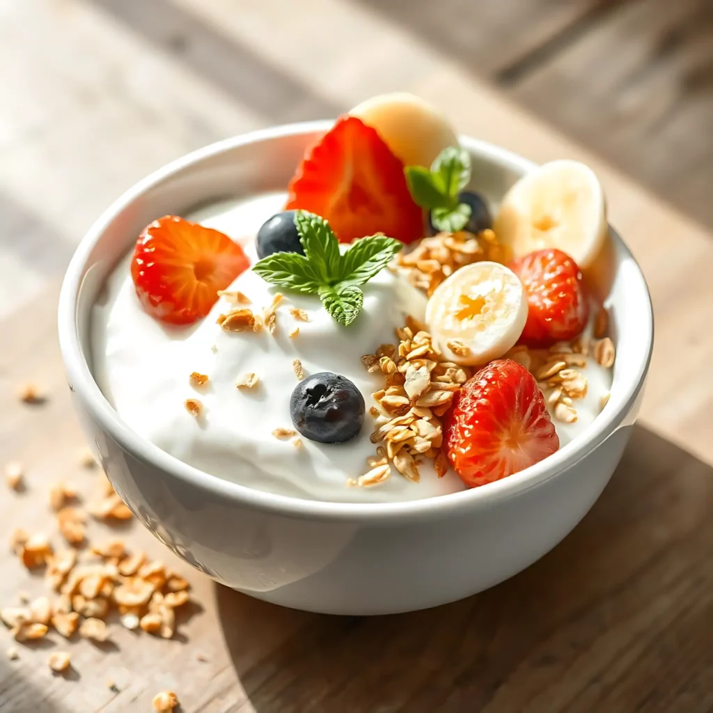 Bowl de Yogurt con Frutas y Granola