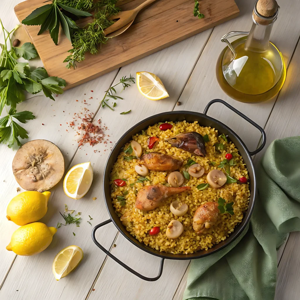 Paella Valenciana: Un Festín de Sabores Mediterráneos