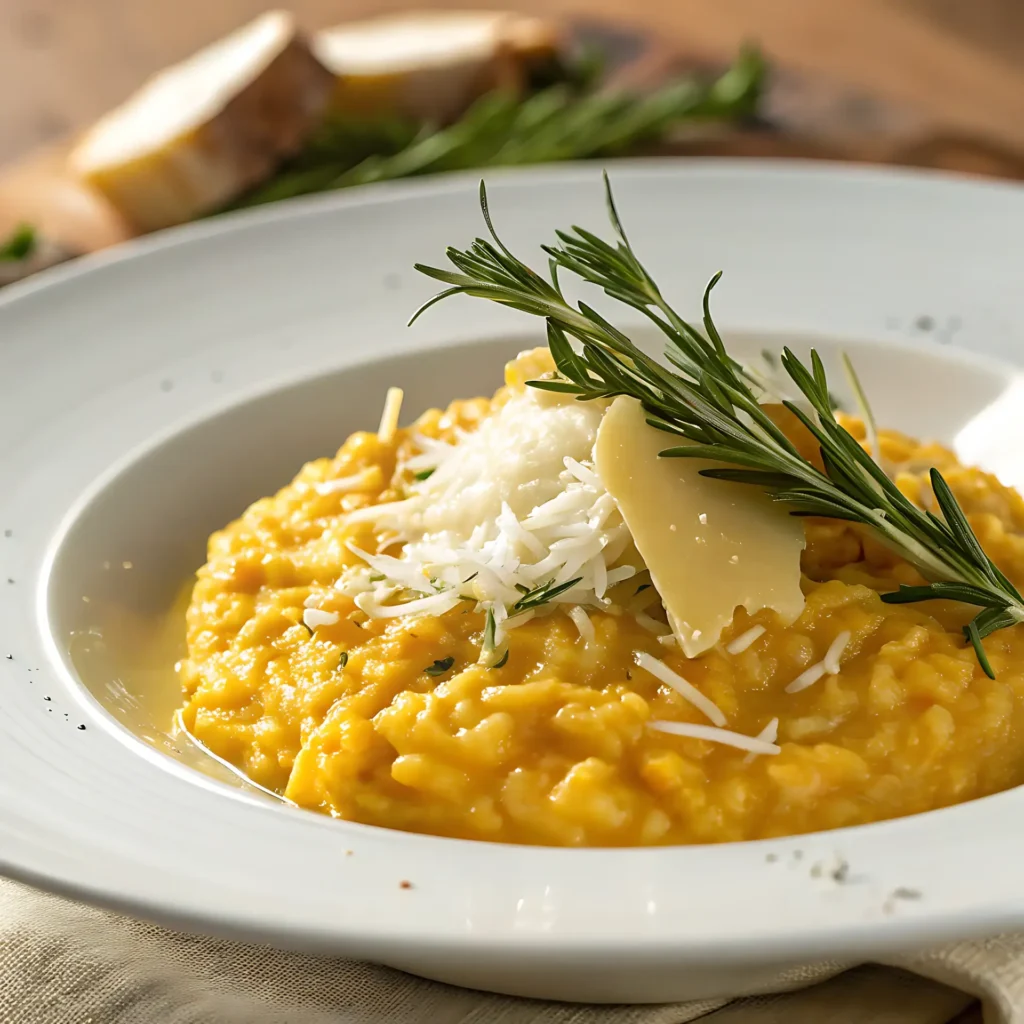 Risotto de Azafrán Un Plato de Elegancia y Sabor