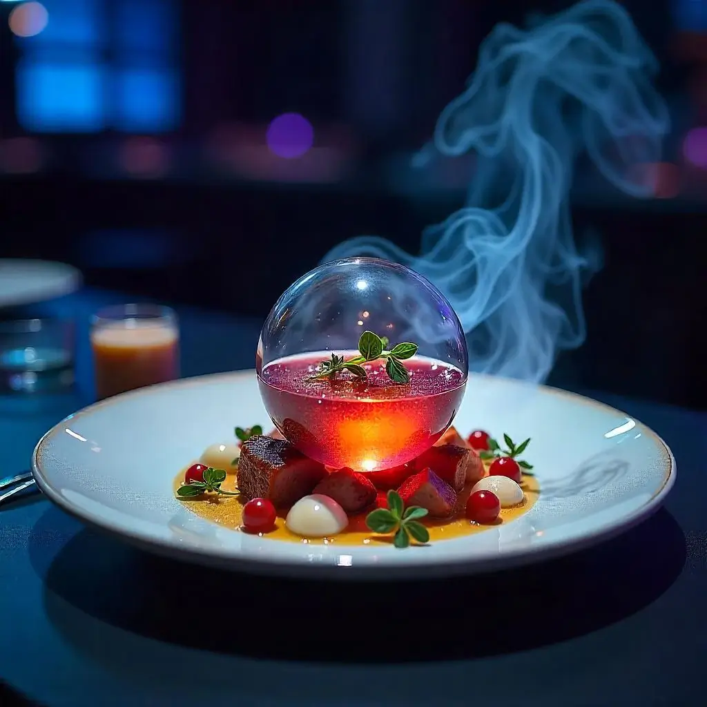 Tendencias gastronómicas 2025: Comida Molecular