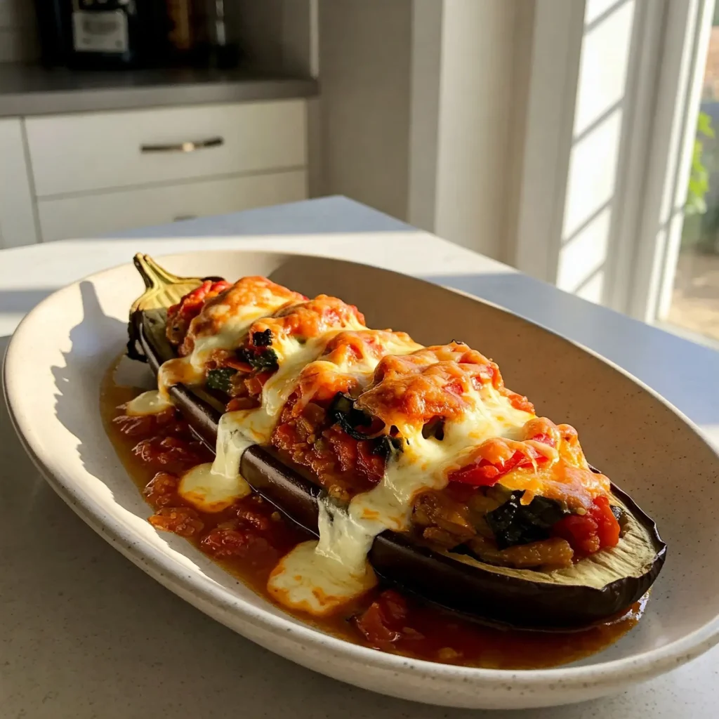 Berenjenas Rellenas de Verduras y Queso: Una Delicia Saludable y Mediterránea