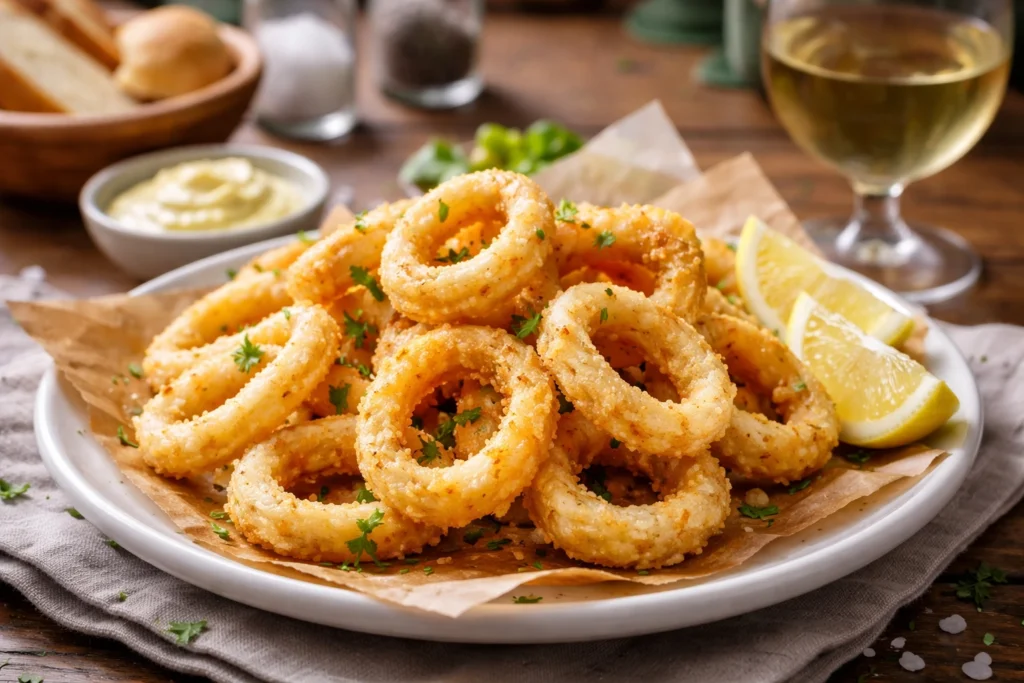Calamares o Anillas a la Andaluza
