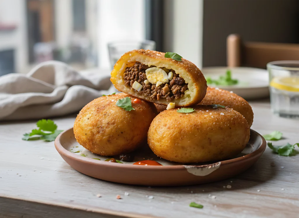 Papas Rellenas de Carne Molida