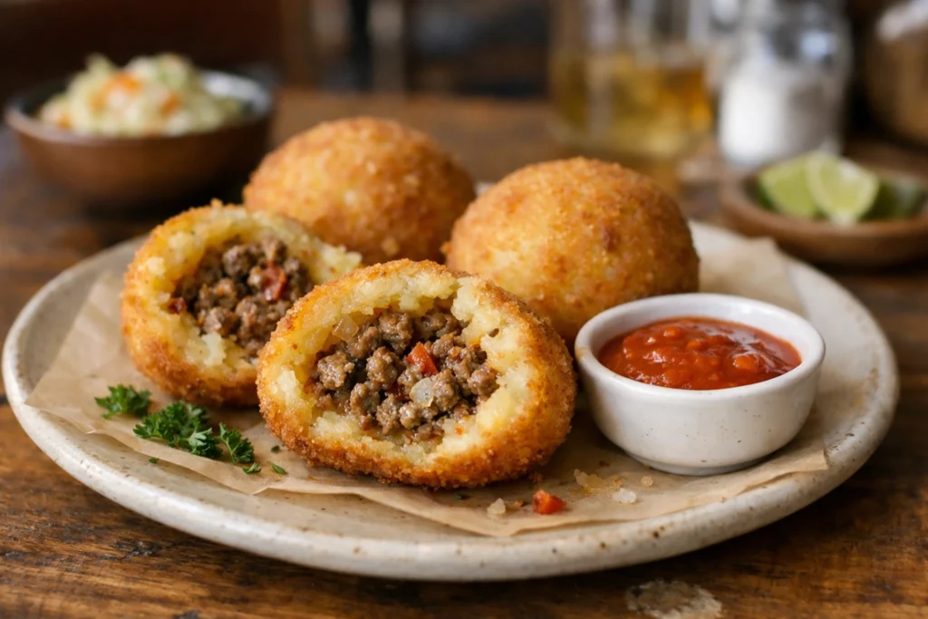 Papas Rellenas de Carne Molida