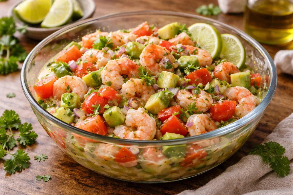 Ceviche de Camarón Fresco