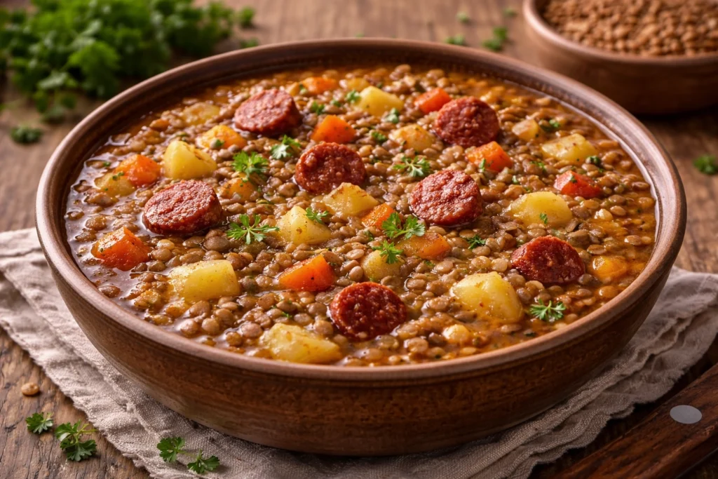 Guiso de Lentejas Casero